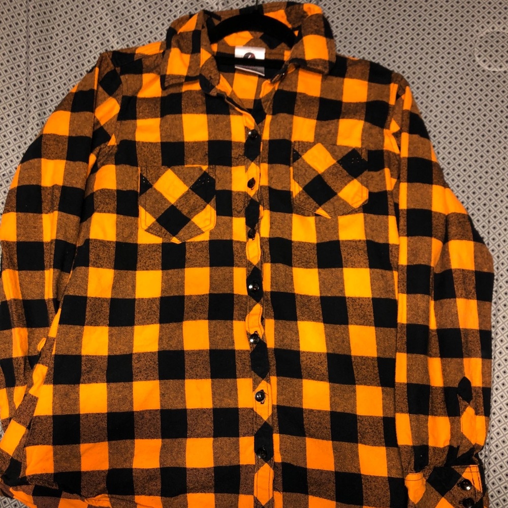 Orange flannel